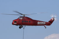 N6BL @ GPM - 5 State Helicopter S-58 lifting HVAC units in Grand Prairie, TX