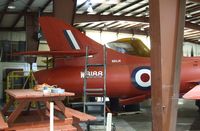 N611JR @ KHIO - Hawker Hunter F51 at the Classic Aircraft Aviation Museum, Hillsboro OR