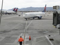 N3737C @ LAS - Taxiing to the gate in Las Vegas before leaving for NY JFK - by Hillary Foxsong