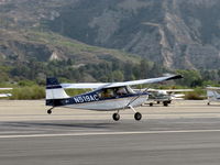N519AC @ SZP - 2000 American Champion 7GCBC EXPLORER, Lycoming O-320 150 Hp, takeoff Rwy 22, tail already up - by Doug Robertson