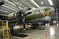 G-BEDF @ EGSU - Sally B with the right hand side painted as Memphis Belle - by Graham Reeve