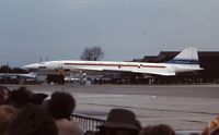 G-BSST @ EGDY - The British built prototype Concorde 002 on display at a RNAS Yeovilton Air Day, possibly in 1976. - by Roger Winser