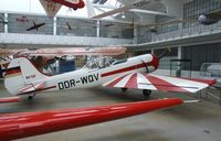 DDR-WQV - Yakovlev Yak-50 at the Deutsches Museum Flugwerft Schleißheim, Oberschleißheim