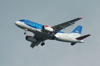G-DBCK @ EGCC - BMI Airbus A319-131 on approach to Manchester Airport. - by David Burrell