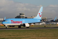 G-TAWC @ EGCC - Thomson - by Chris Hall