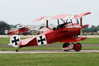 N152RB @ KOSH - Two nice Fokker replica's in one shot at EAA Airventure 2010. - by Connector