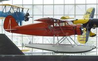 N13477 - Stinson Reliant SR on floats at the Museum of Flight, Seattle WA - by Ingo Warnecke
