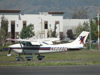 N5099E @ POC - Landing on 26L - by Helicopterfriend