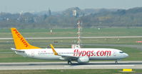 TC-AAO @ EDDL - Pegasus Airlines, is seen here running down runway 05R at Düsseldorf Int´l (EDDL) - by A. Gendorf