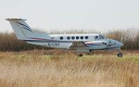 G-LIVY @ EGFH - Super King Air of Dragonfly Aviation Services prior to departure. New owners and re-registered G-FLYW on 18 December 2012. - by Roger Winser