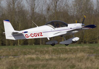 G-CGVZ @ EGSV - Arriving for the fly in. - by Matt Varley