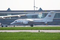 ZE701 @ EIDW - This Royal Air Force  BAE146 is operated by 32 squadron and is seen being prepared for departure. - by Noel Kearney