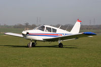 G-AYKW @ X5FB - Piper PA-28_140 Cherokee, Fishburn Airfield, march 2012. - by Malcolm Clarke