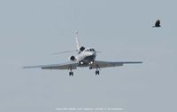 N818KF @ APF - Falcon 50EX avoiding a Hawk - by J.G. Handelman