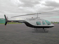 G-BNYD @ CAX - Bell JetRanger III of Sterling Helicopters as seen at Carlisle Airport in September 2004. - by Peter Nicholson