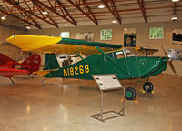 N18268 @ WS17 - This advanced-design experimental cabin monoplane is on display at Pioneer Airport. - by Daniel L. Berek