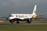 G-OZBO @ EGCC - Monarch - by Chris Hall