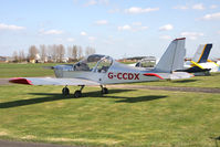 G-CCDX @ EGBR - Aerotechnik EV-97 Eurostar, Breighton Airfield's 2012 April Fools Fly-In. - by Malcolm Clarke