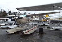 N206EJ @ S60 - Cessna U206F Stationair on floats at Kenmore Air Harbor, Kenmore WA