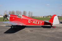 G-AEXT @ EGBR - Dart Kitten II, Breighton Airfield's 2012 April Fools Fly-In. - by Malcolm Clarke