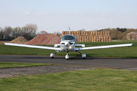 G-BSTR @ EGBR - Grumman American AA-5 Traveler, Breighton Airfield's 2012 April Fools Fly-In. - by Malcolm Clarke