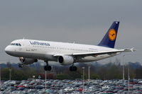D-AIQB @ EGCC - Lufthansa - by Chris Hall