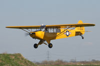 G-FUZZ @ EGBR - Piper L-18C Super Cub, Breighton Airfield's 2012 April Fools Fly-In. - by Malcolm Clarke