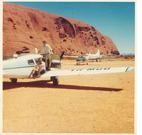 VH-MDD - Ayers Rock strip 1973 - by RS