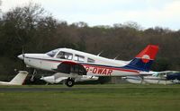 G-OWAR @ EGLD - Ex: N9521N > TF-OBO > G-OWAR - Originally owned to; BLS Aviation Ltd in February 1988 & Currently with; Bickertons Aerodromes Ltd since April 1992 - by Clive Glaister