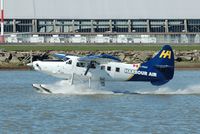 C-FHAX @ YVR - Departure from the Fraser River - by metricbolt