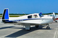 N5827Q @ FL-3 - For Sale $52,000 Serial #859 Restored completely. 201 cowl enclosure, new windows, grey leather interior. Located FL-37 SMOH 941 dseree@bellsouth.net 772-283-2489 - by Donita