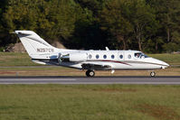 N257CB @ ORF - Million Air 1997 Beechcraft 400A Beechjet N257CB (cn RK-207) rolling out on RWY 23 after arrival from Baltimore/Washington International Airport (KBWI). - by Dean Heald