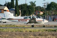 N7823R @ KFUL - Landing roll 24 - by Nick Taylor