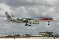 N646AA @ KMIA - Landing rwy 08R. Beautifull combination: B757 & AA colours - by Rembrandt Staller