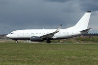 VP-BFT @ EGGW - 2007 Boeing 737-7JB (BBJ), c/n: 36714/2340 at Luton - by Terry Fletcher