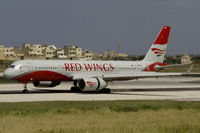 RA-64049 @ LMML - Tu204 RA-64049 of RedWings Airlines landing on Runway31 in Malta on 21April 2012. - by raymond