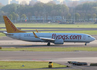 TC-AMP @ EHAM - Taxi to the gate of Amsterdam Airport - by Willem Göebel