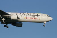 ET-ALO @ EBBR - Arrival of flight ET704 to RWY 02 - by Daniel Vanderauwera