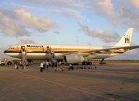 G-EOMA @ BGI - Loading of the aircraft on Barbados Airport - by Willem Göebel