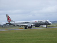 OE-IHB @ EGPH - Niki EMB-190 Powers down runway 24 for departure to INN - by Mike stanners