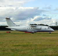 OE-HMS @ EGPH - Tyrolean jet services Do.328 jet arrives at EDI - by Mike stanners