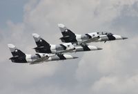 N136EM @ LAL - Black Diamond Jet Team - by Florida Metal