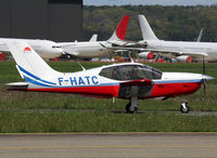 F-HATC @ LFBT - Taxiing to Daher-Socata firm - by Shunn311