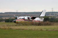 HA-LAQ @ EGSP - Let L-410UVP Turbolet, Sibson Airfield, Peterborough UK October 2007. - by Malcolm Clarke