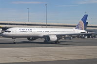 N539UA @ KSFO - United Airlines Boeing 757-222, UAL640 out of gate 87 KSFO for a trip to KLAS. - by Mark Kalfas