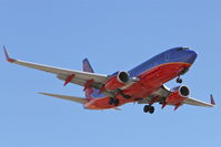 N252WN @ KLAX - Southwest Airlines Boeing 737-7H4, N252WN arriving  RWY 24R KLAX. - by Mark Kalfas