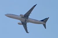 C-FWVJ @ KPSP - WestJet  Boeing 737-8CT departing KPSP. - by Mark Kalfas