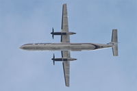 N405QX @ KPSP - Horizon Airlines Bombardier DHC-8-402, QXE168 departing Palm Springs en route to San Jose. - by Mark Kalfas