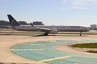 N56859 @ KLAX - United Airlines Boeing 757-324, UAL46 departing RWY 25R KLAX en route to KIAH. - by Mark Kalfas