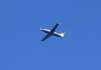 VP-BLS - VP-BLS PC12  climbing overhead Silchester after departure from Farnborough - by Pete Hughes